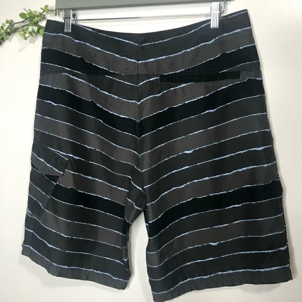 Eastern Mountain Sports striped Swim Trunks